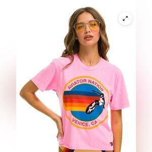 Aviator Nation Signature Boyfriend Tee